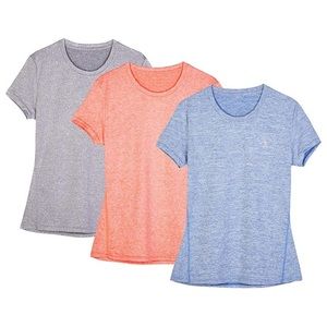 Icyzone Athletic T-Shirts - Set of 3